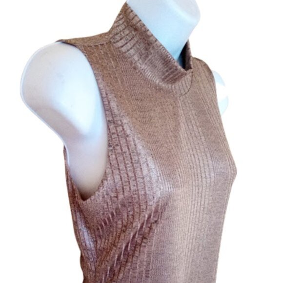 GUESS Bronze Knit Dress Size Small - Picture 3 of 5